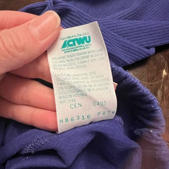 Vintage 1990s Healthtex Ribbed Leggings - Picture 5 of 6